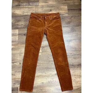 Patagonia Women's Size 29 Corduroy Pants Burnt Orange Organic Cotton Stretch
